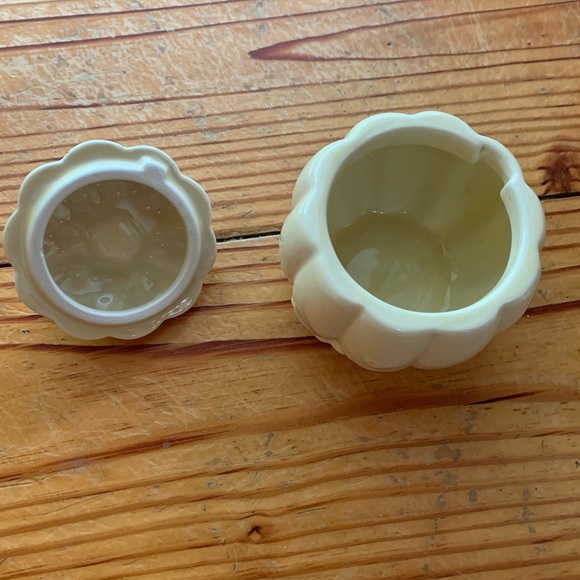 White ceramic pumpkin home decor! Like new! - Picture 4 of 10